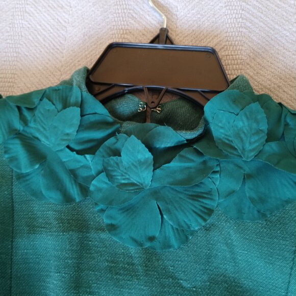 NWT! Antonio Melani Dress ONLY $79!RETAIL$299! Willow Floral Applique Neck Sz 10 - Picture 5 of 7